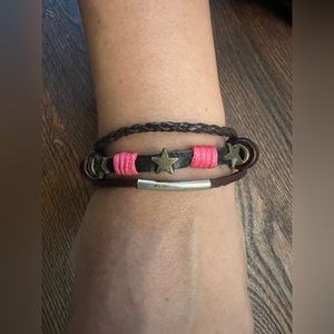 Leather bracelet